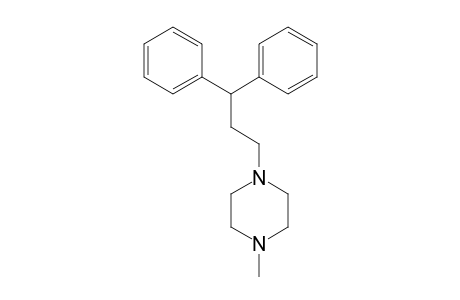 1-(3,3-Diphenylpropyl)-4-methylpiperazine