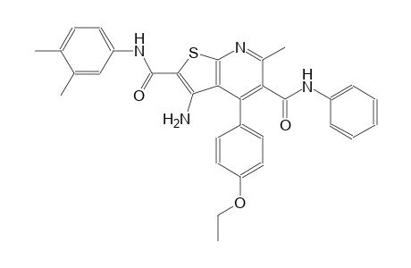thieno[2,3-b]pyridine-2,5-dicarboxamide, 3-amino-N~2~-(3,4-dimethylphenyl)-4-(4-ethoxyphenyl)-6-methyl-N~5~-phenyl-