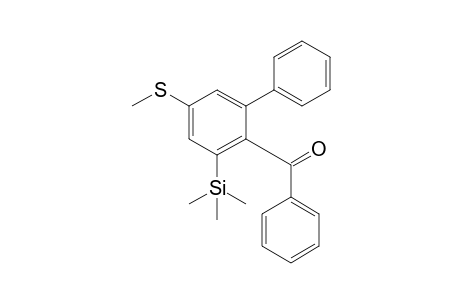 (4-methylsulfanyl-2-phenyl-6-trimethylsilyl-phenyl)-phenyl-methanone