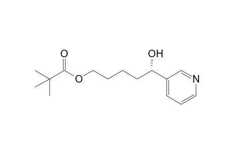(S)-5-Pivaloxy-1-(3'-pyridyl)pentanol