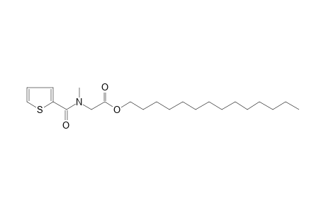 Sarcosine, N-(2-thienylcarbonyl)-, tetradecyl ester