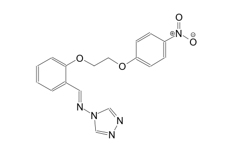 N-((E)-{2-[2-(4-nitrophenoxy)ethoxy]phenyl}methylidene)-4H-1,2,4-triazol-4-amine