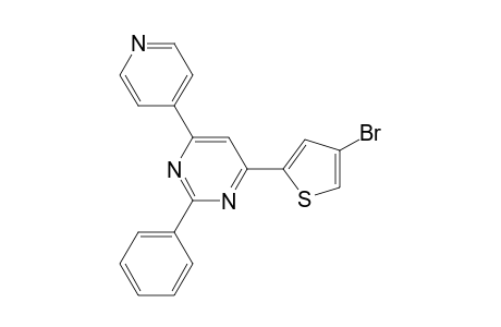 Pyrimidine, 4-(4-bromo-2-thienyl)-2-phenyl-6-(4-pyridinyl)-
