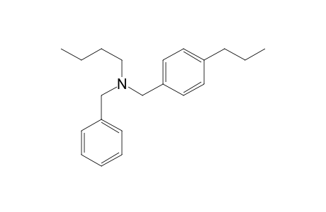 N-Benzyl-N-[(4-propylphenyl)methyl]butan-1-amine
