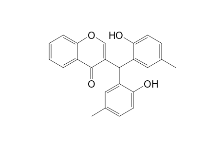 3-[Bis(2-hydroxy-5-methylphenyl)methyl]-4-oxo-4H-1-benzopyran
