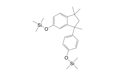 1,3,3-Trimethyl-1-(4'-trimethylsilyloxyphenyl)-6-trimethylsilyloxyindane