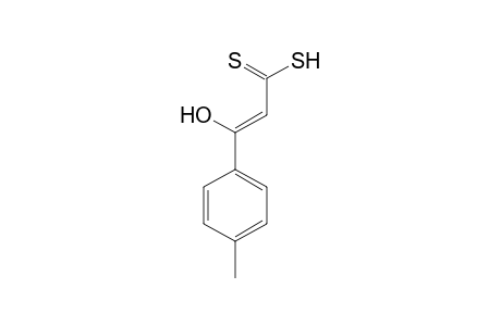 2-Propene(dithioic) acid, 3-hydroxy-3-(4-methylphenyl)-