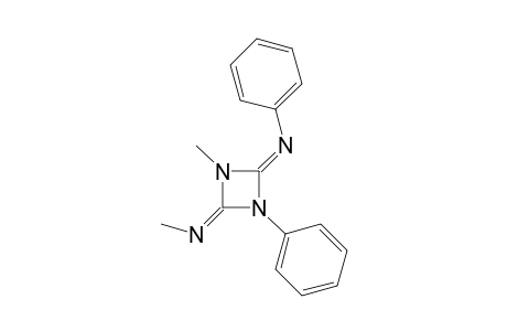 1-Methyl-2-phenylimino-3-phenyl-4-methylimino-1,3-diaza-cyclobutane