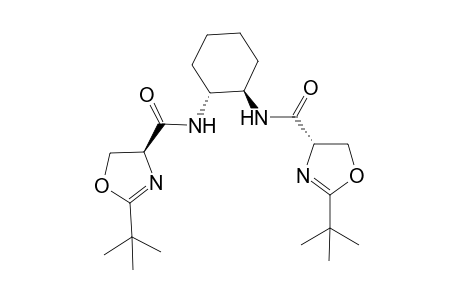 N,N'-[(1R,2R)-Cyclohexane-1,2-diyl]-bis[(4'S)-4',5'-dihydro-2'-(1'',1''-dimethylethyl)oxazole-4'-carboxamide]