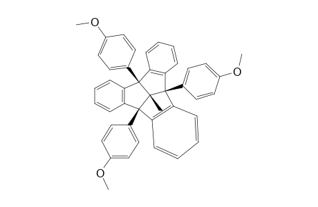 4b,8b,12b-Tris(4-methoxyphenyl)-12d-methyl-4b,8b,12b,12d-tetrahydrodibenzo[2,3:4,5]pentaleno[1,6-ab]indene