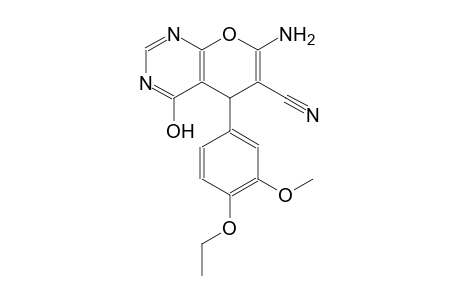 5H-pyrano[2,3-d]pyrimidine-6-carbonitrile, 7-amino-5-(4-ethoxy-3-methoxyphenyl)-4-hydroxy-