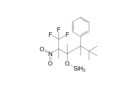 [t-Butyldimethyl(3,3,3-trifluoro-1-(1'-phenylethyl)-2-nitropropoxy)]silane