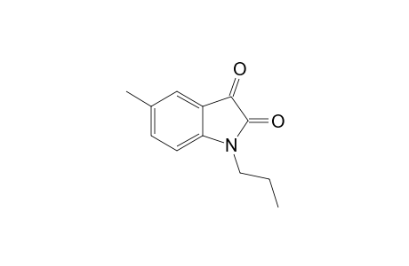5-Methyl-1-propyl-1H-indole-2,3-dione