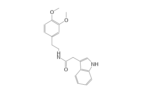 1H-indole-3-acetamide, N-[2-(3,4-dimethoxyphenyl)ethyl]-
