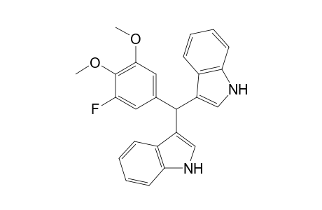 3,3'-Diindolyl(3-fluoro-4,5-dimethoxyphenyl)methane