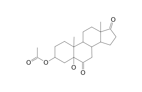 ANDROSTAN-6,17-DION, 3-ACETOXY-5-HYDROXY-