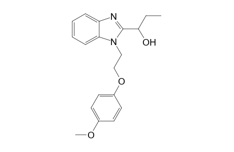 1H-1,3-Benzimidazole-2-methanol, .alpha.-ethyl-1-[2-(4-methoxyphenoxy)ethyl]-