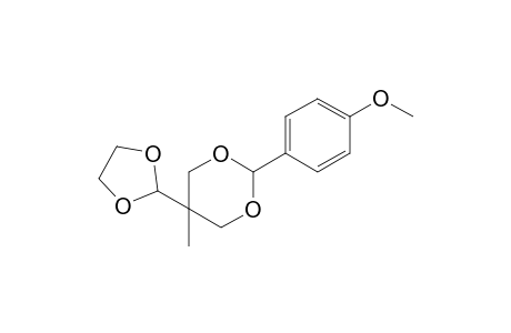 5-(1,3-dioxolan-2-yl)-2-(4-methoxyphenyl)-5-methyl-1,3-dioxane