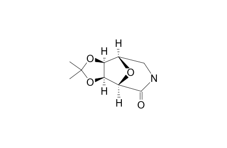6-AMINO-2,5-ANHYDRO-6-DEOXY-3,4-O-ISOPROPYLIDENE-L-ALLONO-1,6-LACTAM