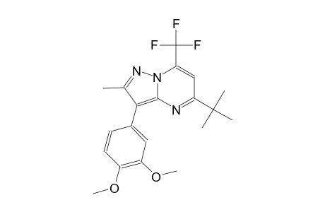 pyrazolo[1,5-a]pyrimidine, 3-(3,4-dimethoxyphenyl)-5-(1,1-dimethylethyl)-2-methyl-7-(trifluoromethyl)-