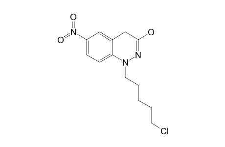 1-(5-CHLOROPENTYL)-6-NITRO-DIHYDROCINNOLIN-3-OL