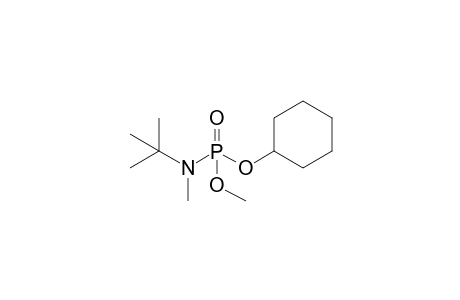 N-[cyclohexoxy(methoxy)phosphoryl]-N,2-dimethyl-propan-2-amine
