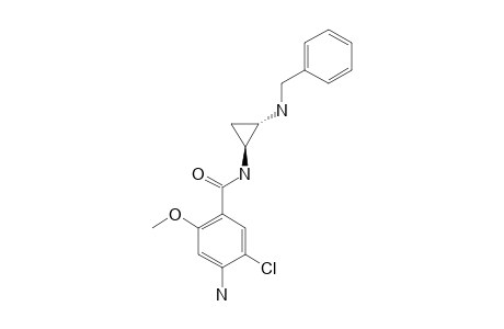 (+/-)-(TRANS)-4-AMINO-N-[2-BENZYLAMINO-1-CYCLOPROPYL]-5-CHLORO-2-METHOXY-BENZAMIDE