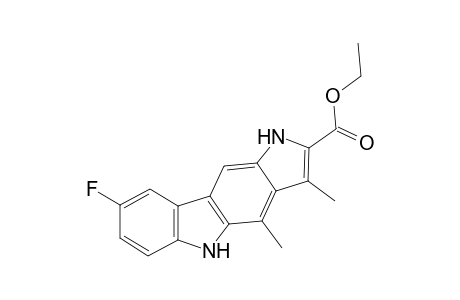 Ethyl 8-fluoro-3,4-dimethylpyrrolo[3,2-b]carbazole-2-carboxylate