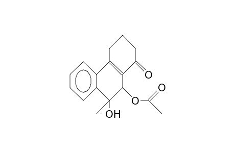 10R-Acetoxy-9c-hydroxy-9T-methyl-3,4,9,10-tetrahydro-phenanthren-1(2H)-one