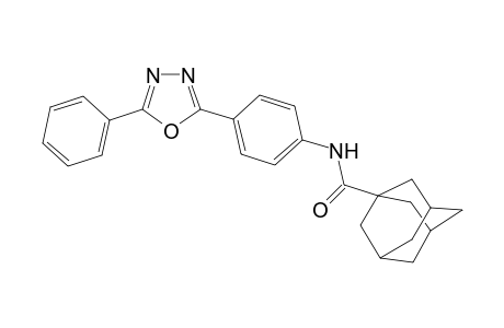 N-[4-(5-Phenyl-1,3,4-oxadiazol-2-yl)phenyl]-1-adamantanecarboxamide