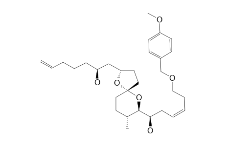 (2S)-1-[(2S,5S,7R,8R)-7-[(Z,1R)-1-hydroxy-6-(4-methoxybenzyl)oxy-hex-3-enyl]-8-methyl-1,6-dioxaspiro[4.5]decan-2-yl]hept-6-en-2-ol