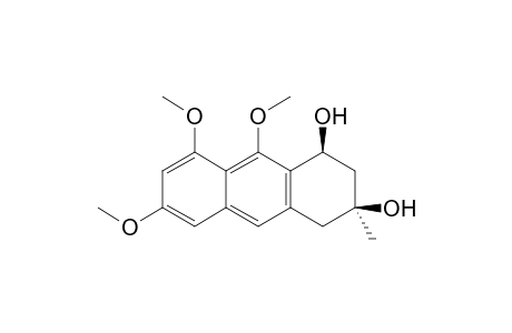 (1S,3S)-6,8,9-trimethoxy-3-methyl-2,4-dihydro-1H-anthracene-1,3-diol