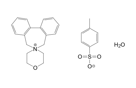 spiro[5H-dibenzo[c,e]azepine-6(7H), 4'-morpholinium] p-toluenesulfonate, hydrate