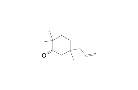 2,2,5-trimethyl-5-prop-2-enyl-1-cyclohexanone