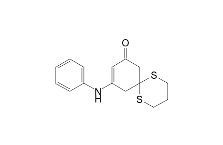 Cyclohex-3-ene-3-(phenylamino)-5-oxo-spiro[1,2'-(1",3"-dithiane)
