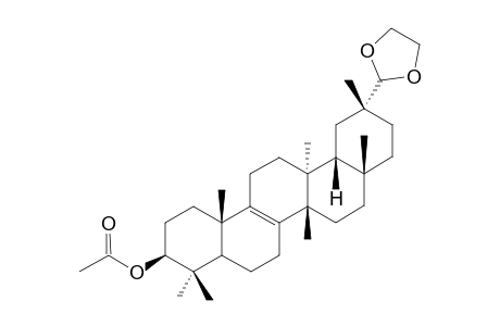 D:C-FRIEDOOLEAN-8-EN-3-ACETOXY-29-CYCLO-(1,2-DIYLOXY)-ETHANE