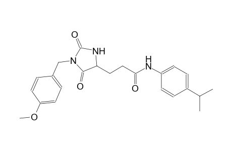 4-imidazolidinepropanamide, 1-[(4-methoxyphenyl)methyl]-N-[4-(1-methylethyl)phenyl]-2,5-dioxo-, (4S)-
