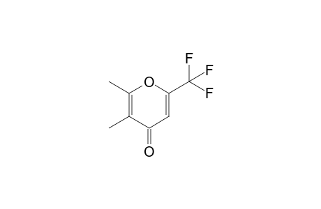 2,3-Dimethyl-6-(trifluoromethyl)-4-pyranone