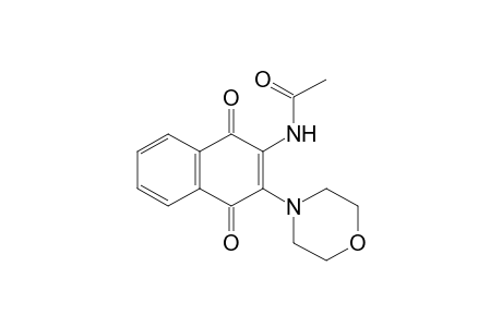 N-(1,4-DIHYDRO-1,4-DIOXO-3-MORPHOLINO-2-NAPHTHYL)ACETAMIDE