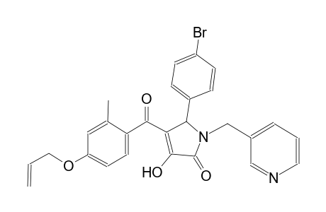 2H-pyrrol-2-one, 5-(4-bromophenyl)-1,5-dihydro-3-hydroxy-4-[2-methyl-4-(2-propenyloxy)benzoyl]-1-(3-pyridinylmethyl)-