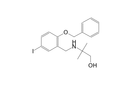 2-{[2-(benzyloxy)-5-iodobenzyl]amino}-2-methyl-1-propanol