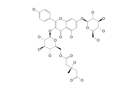KAEMPFEROL-3-O-BETA-D-GLUCOPYRANOSIDE-6''-(3-HYDROXY-3-METHYL-GLUTARATE)-7-O-BETA-D-GLUCOPYRANOSIDE