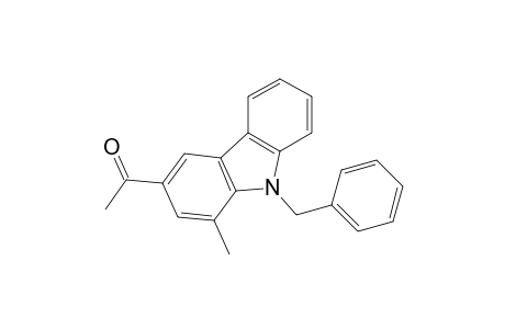Ethanone, 1-[1-methyl-9-(phenylmethyl)-9H-carbazol-3-yl]-
