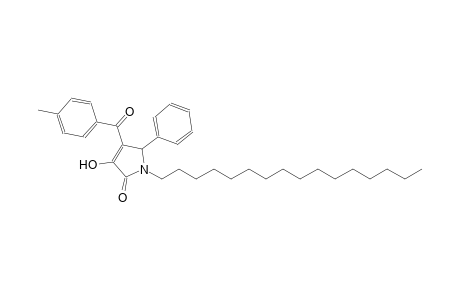 1-hexadecyl-3-hydroxy-4-(4-methylbenzoyl)-5-phenyl-1,5-dihydro-2H-pyrrol-2-one