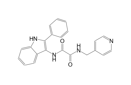 ethanediamide, N~1~-(2-phenyl-1H-indol-3-yl)-N~2~-(4-pyridinylmethyl)-