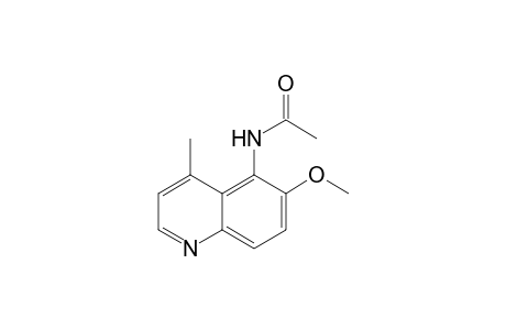 N-(6-methoxy-4-methyl-5-quinolinyl)acetamide