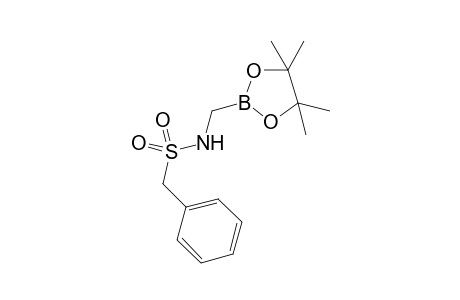 Pinacol (phenylmethanesulfonylamino)methaneboronate