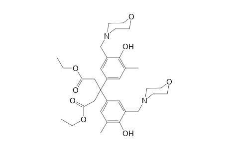 Diethyl 3,3-bis{4"-hydroxy-3"-methyl-5"-[-(morpholin-4''-yl)methyl]phenyl}pentane-1,5-dioate