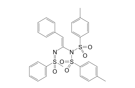 (E)-N-(2-Phenylvinyl-2-N,N-bis-tosylamide)-S-methyl-S-phenylsulfoximine