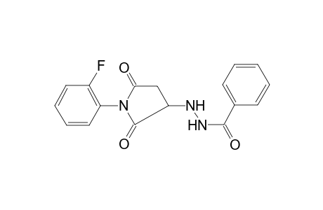 Benzoic acid N'-[1-(2-fluorophenyl)-2,5-dioxopyrrolidin-3-yl]hydrazide